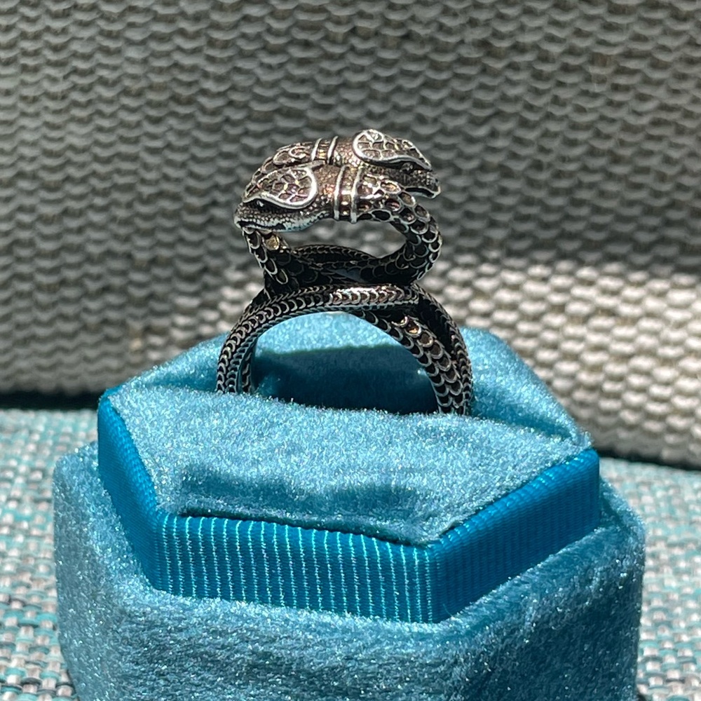 Gucci double serpent ring - Picture 9 of 11